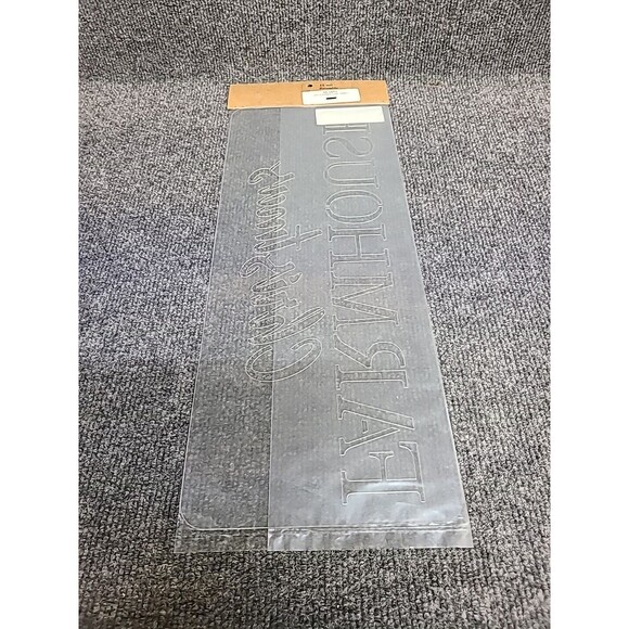 NEW JRV 15mil Reusable Farmhouse Christmas Stencil 17.5x7 - Picture 3 of 3